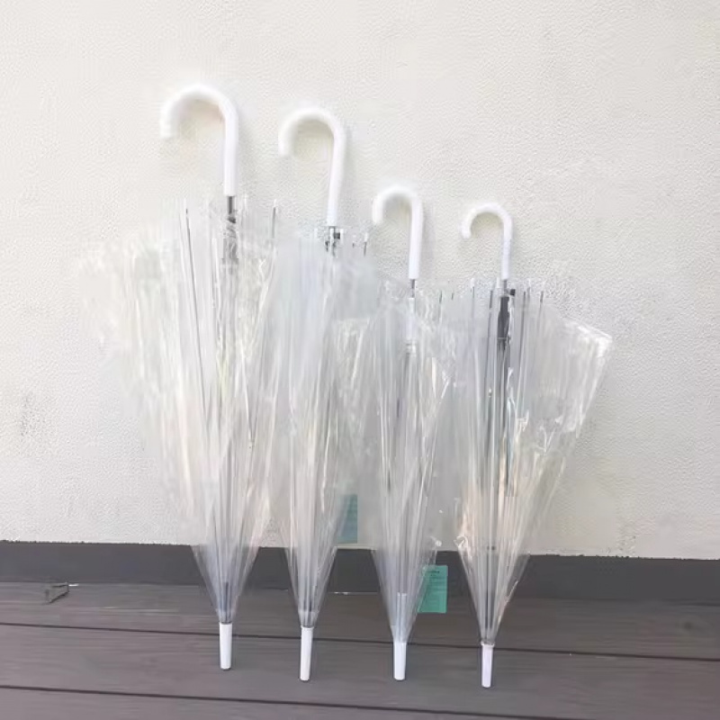 Transparent Umbrella, Trendy Female Influencer Style, Fresh and Simple Long-Handle Umbrella, Thickened Transparent Umbrella, Promotional Umbrella, Creative Umbrella, Portable Umbrella Transparent Umbrella, Trendy Female Influencer Style, Fresh and Simple Long-Handle Umbrella, Thickened Transparent Umbrella, Promotional Umbrella, Creative Umbrella, Portable Umbrella