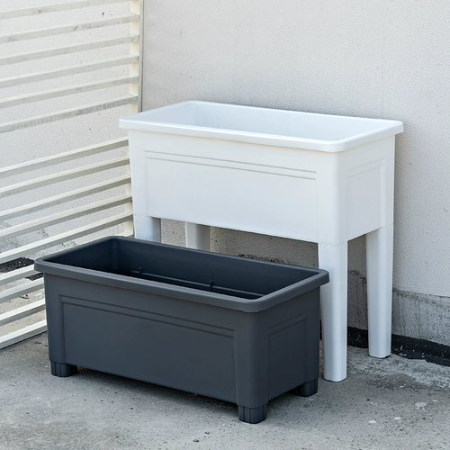 Прямоугольный большой пластиковый цветочный горшок, коллекция 2022