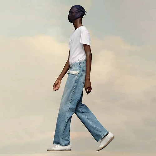 [Участник 95 % скидка] Maisonmargiela Macra Classic Low -Waiast с широко широко раскрыты