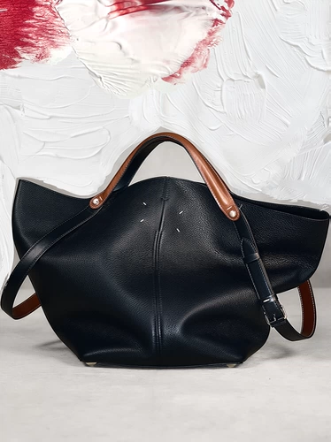 Maison Margiela Dress-age большая сумка-ведро из воловьей кожи сумка для верховой езды