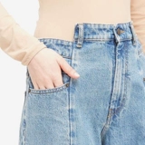 [95 % от участника] Мейсонмаргиела Магилала разлученные разложения по талии широкие джинсовые штаны Мужчины и женщины