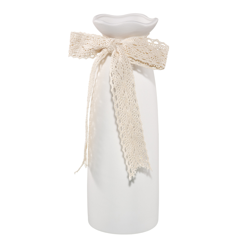 Ceramic floret bottle of white table Nordic ins creative contracted wind dried flowers flower arrangement sitting room mini furnishing articles web celebrity