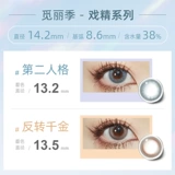 [1 пара снимков 2] Миди Джи Мей Тонг, бросая кусок размера в диаметре и стелс -миопические очки в течение полугода