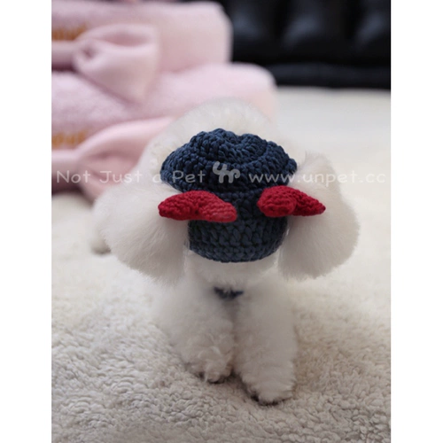 Семья Бао Семейство Unpeat Кот и собака Pure Cotton Cute Peach Festival Hat Pure Hand -Fail Christmas Pet Clothing