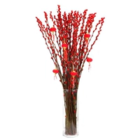 Красный фонарь, 80см, 6 шт