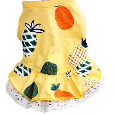 Летняя тонкая юбка для домашних животных собачья одежда, Тедди Бомей Бупин Ингбин Йорк Лето маленькая собачья юбка принцессы