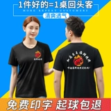 Летняя футболка с коротким рукавом для работы, короткий рукав, с печатью вашего логотипа, делается под заказ