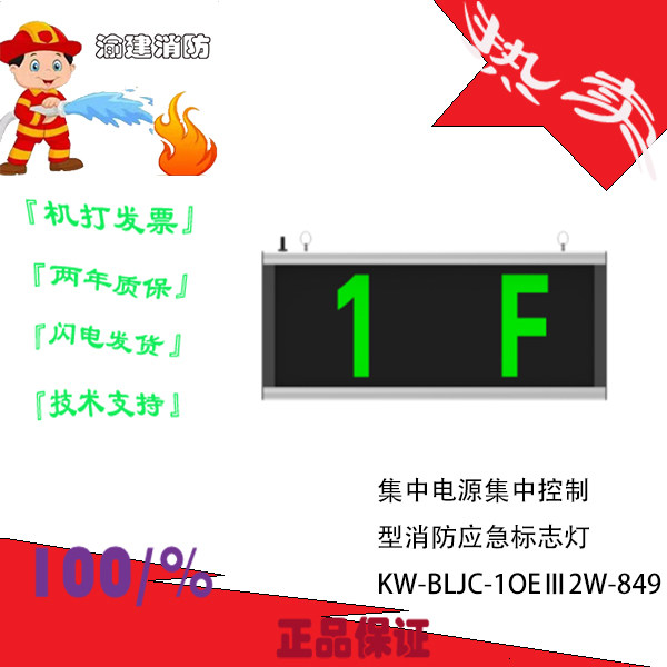Zhongke Zhichuang centralized power supply centralized control fire emergency sign light KW-BLJC-1OEⅢ2W-849