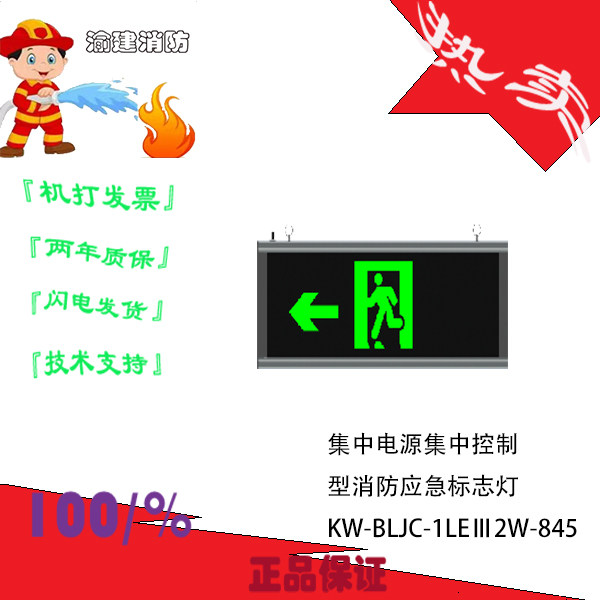 Zhongke Zhichuang centralized power supply centralized control fire emergency sign light KW-BLJC-1LEⅢ2W-845