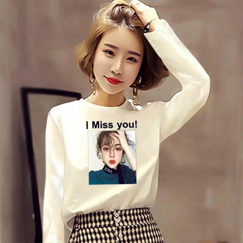 2020 new Xinjiang pure cotton inner lap clothes female autumn and winter loose inner lap spring autumn white long sleeve T-shirt female blouse