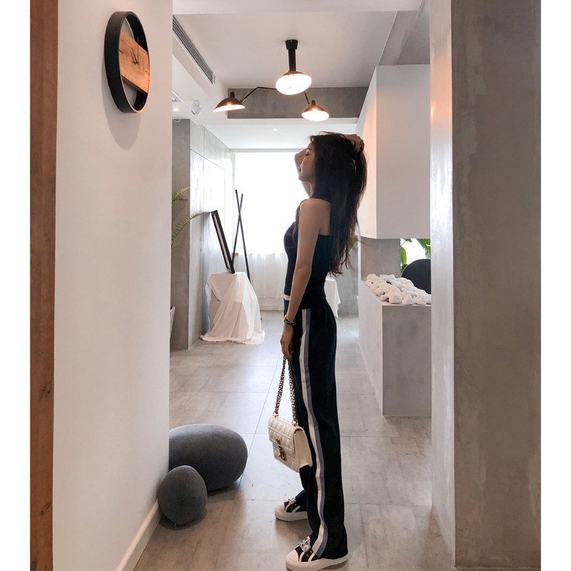 Pants Women's Loose Straight Pants Women's Thin Spring and Summer New Chiffon Casual Suits High Waist Drooping Workwear Mopping Long Pants