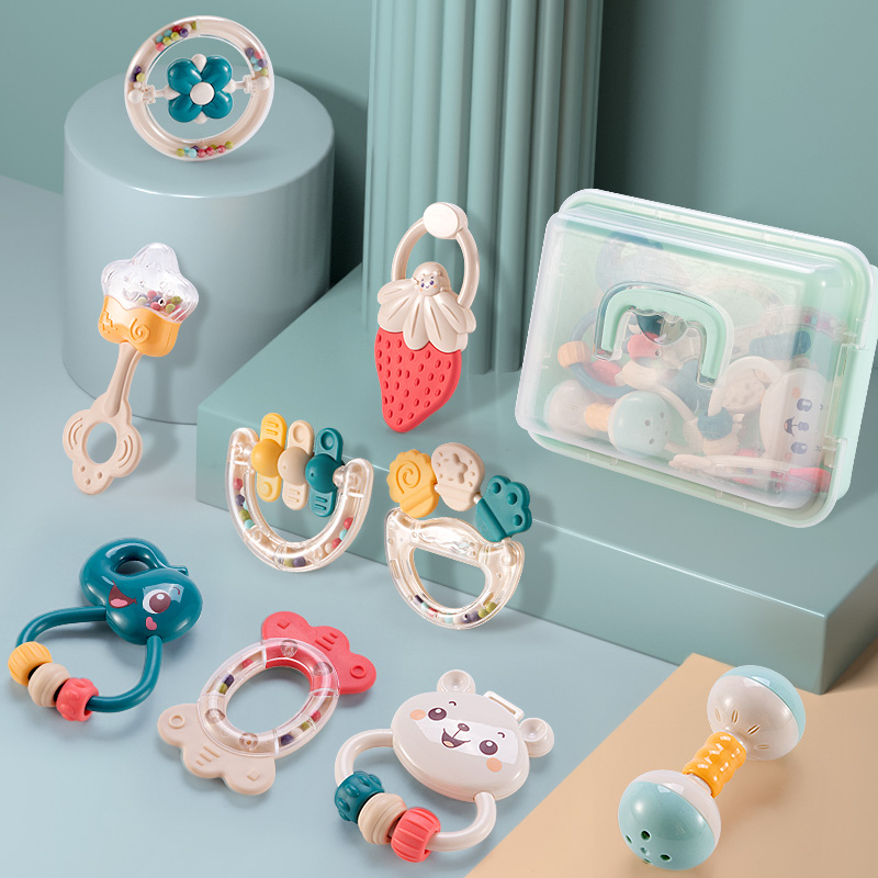 Newborns coaxed to appease toys with entrance to nibble Baby baby Sleeping Sleep Grip God 0-1