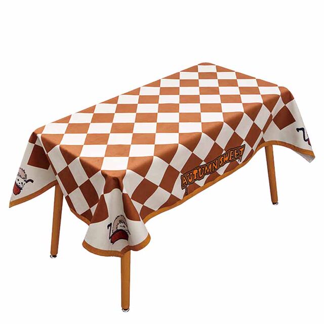 Zuoxiandun Road American retro ງາມສີ່ຫລ່ຽມ tablecloth ຕາຕະລາງກາເຟຜ້າກັນນ້ໍາໃນຄົວເຮືອນຫນັງສືປົກຫຸ້ມຂອງ plaid tablecloth