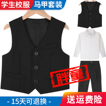 Fat Child Spring and Autumn Boys Suite Package UK Wind Little Suit Wedding Flowers Child Primary School Show Dresses