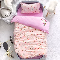 Зимний фланелевый детский комплект, детское коралловое одеяло для детского сада для сна, 4 предмета, 3 предмета