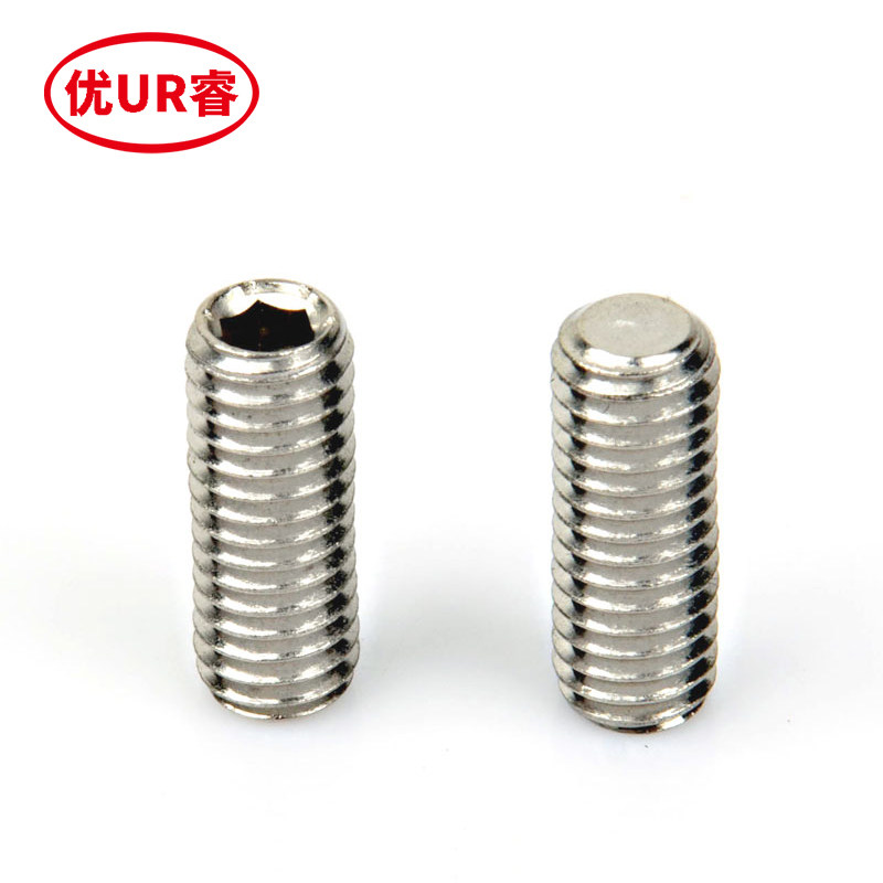 M8M10 series 304 stainless steel hexagonal square tight screw ending machine without header stop machine rice bolt DIN913