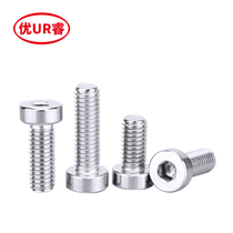 (M6M8M10) 304 stainless steel thin head inner hexagonal screw dwarf head screw dwarf head bolt screw