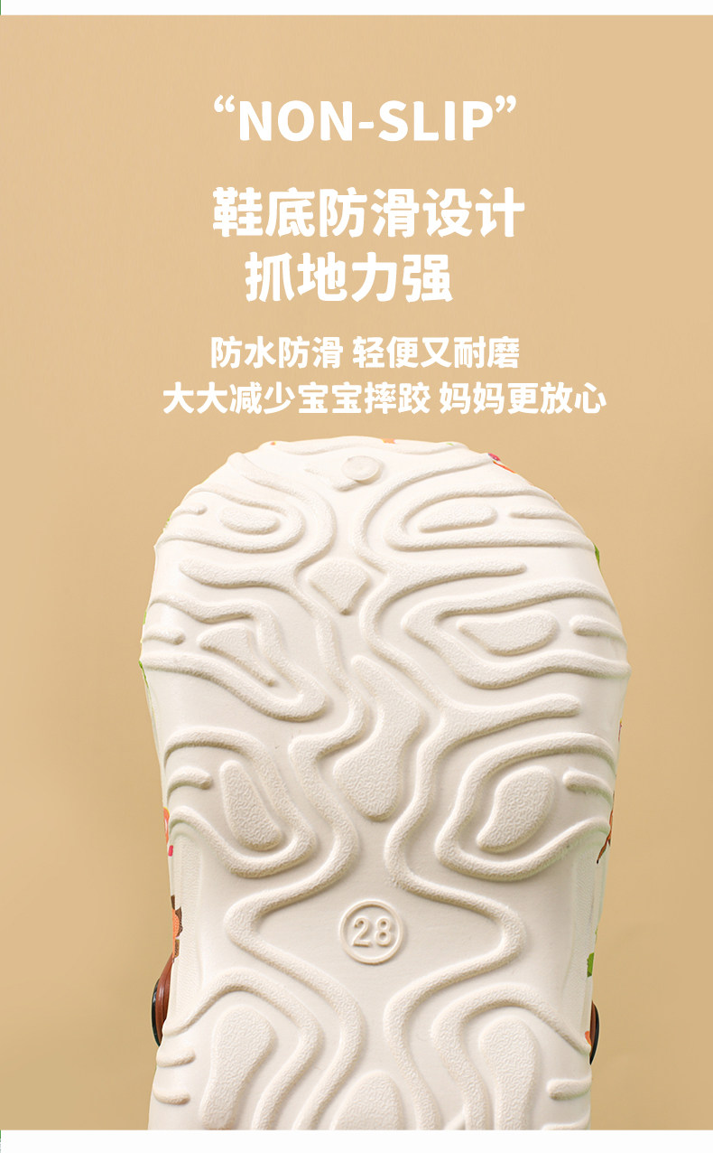 我的世界儿童洞洞鞋男童拖鞋防滑男孩新款夏季宝宝沙滩鞋凉鞋洗澡 — 7