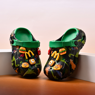 Minecraft Children's Clogs Boys' Slippers Non-Slip Boys' New Summer Baby Beach Shoes Sandals for Bathing — 8