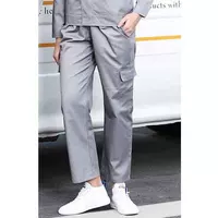 Брюки-карго в тон с длинными рукавами