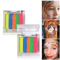 professional rainbow color body paint face painting art pigm