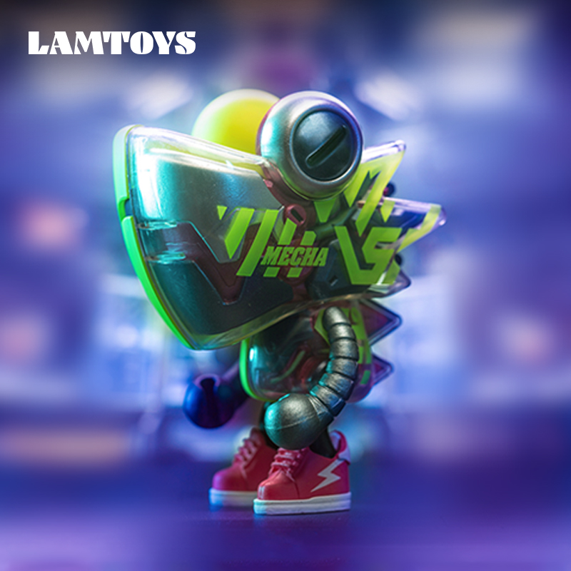 Llamtoys chameleon blind box 4 dai semi-mechanical tide play model swing piece boys' gift toy mesh red new