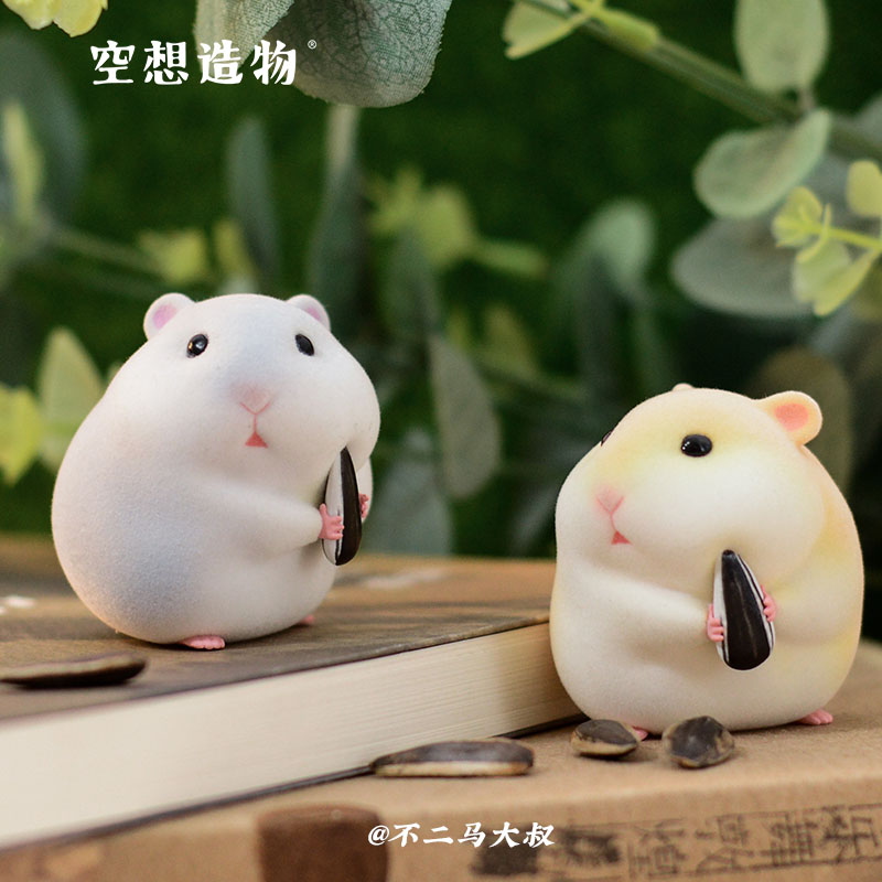 LAMTOYS blind box tide play model doll food Hamster desktop car decoration boys gift fantasy creation