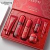 Lanifangke Official Flagship Store Genuine Moisturizing Lotion Set Red Peony Luxurious Anti-Wrinkle Six-Piece Skin Care Product Set