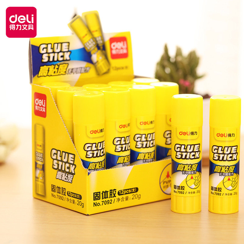 Able High Viscosity PVP Solid Glue 36g No Formaldehyde Fast Dry Durable Rubber Stick Creative Pen Type Office Supplies 7092