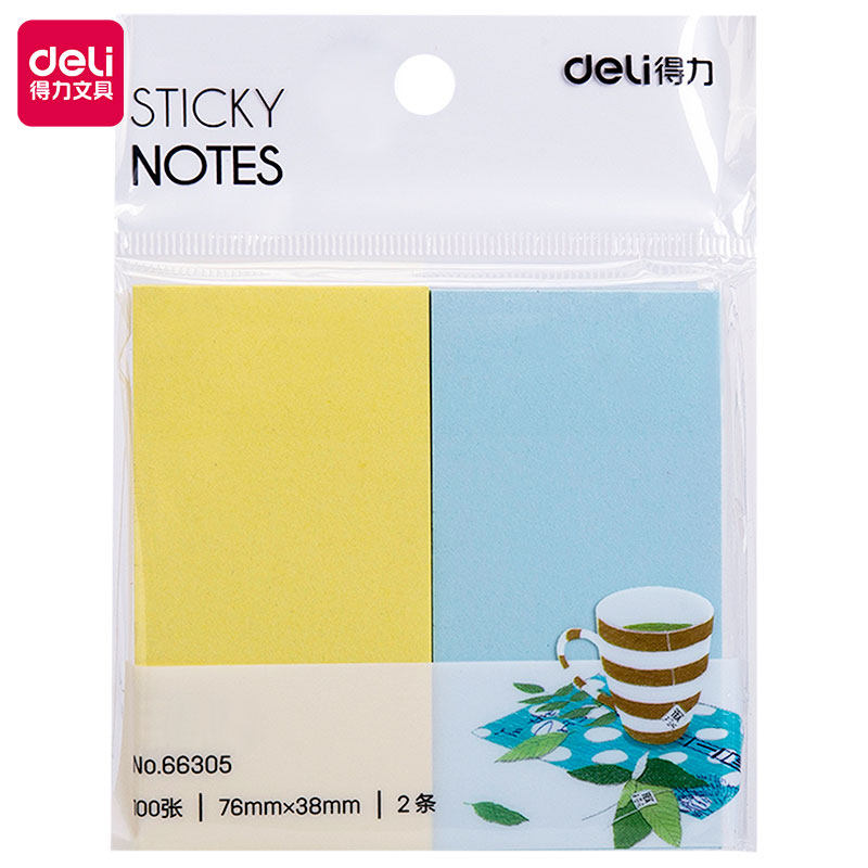 Deli color post-it stickers small fresh convenience stickers creative business post-it stickers 100 books for office study