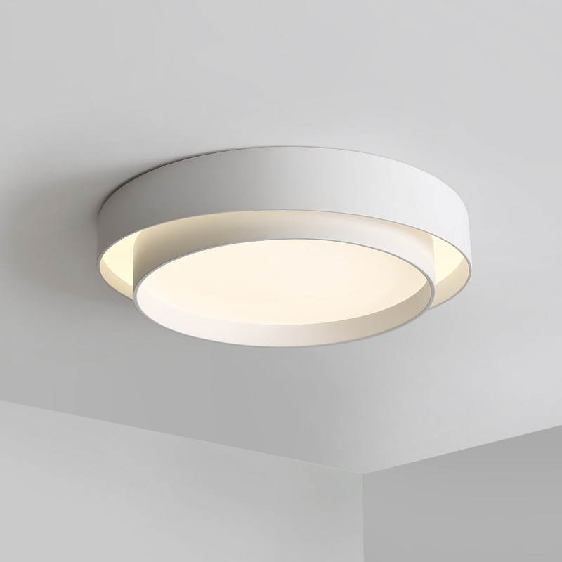 Italian Designer Extreme Minimalist Art Round Ceiling Lamp Nordic Brief Modern Small Living Room Bedroom LED Lamp