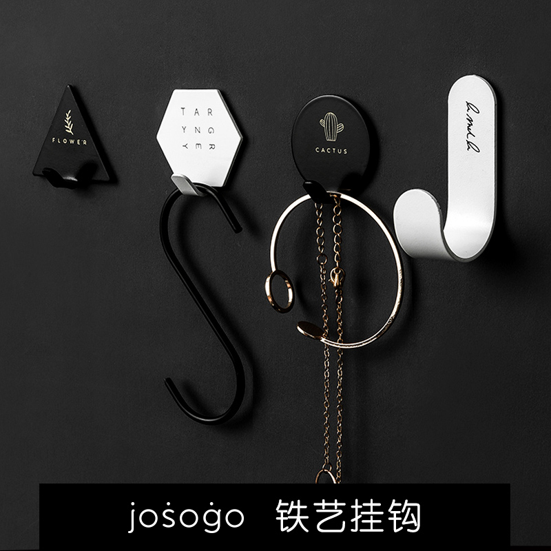 Time Creative Sticky Hook Powerful no-mark Hook Cute Dorm Room Home Wall Free of perforated wall-hanging