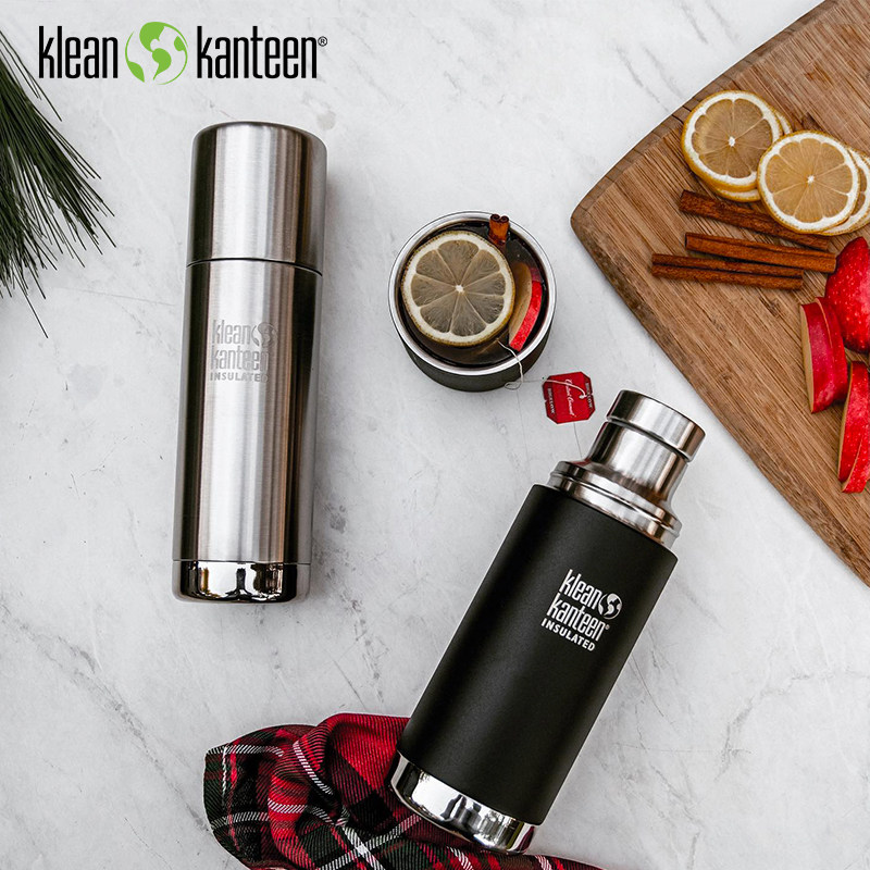 kleankanteen thermos cup large capacity stainless steel water cup men and women car outdoor kettle 500ml