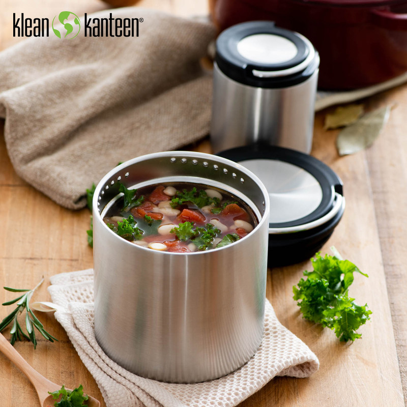 American kleankanteen stainless steel thermos cup female long-term KK insulation lunch box portable insulation pot pot porridge barrel