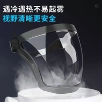 Spray drug-beating pesticide protective mask High transparent not to fog mask electrowelter anti-wind sand anti-air foam