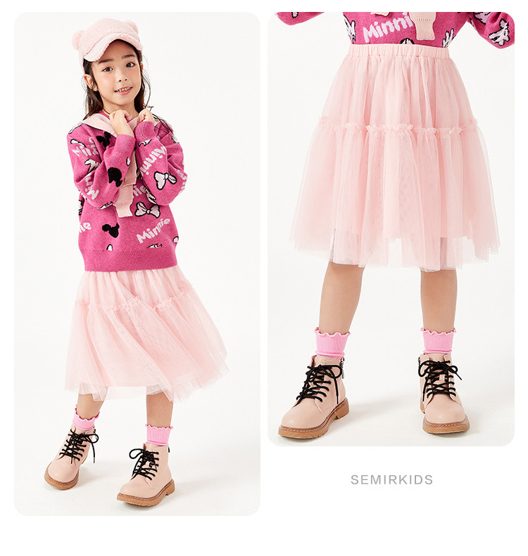 森马 2022年春季款 双层女童蓬蓬裙 天猫优惠券折后￥39.99包邮（￥89.99-50）110~160码3色可选