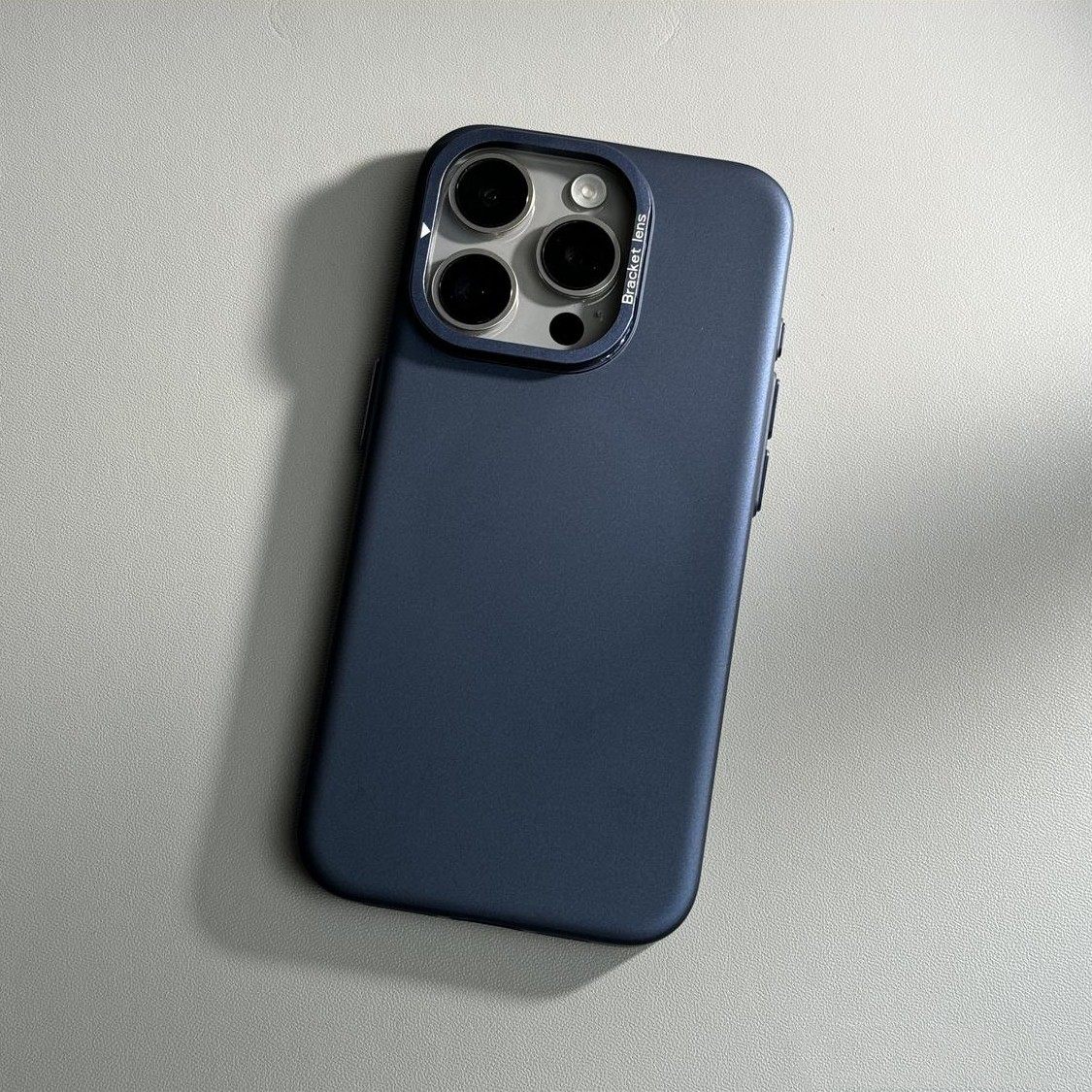 New Lens Invisible Bracket Case Suitable for iPhone 16 Pro Max, Matte for iPhone 14 Pro, Ultra-Thin for iPhone 13, Magnetic Wireless Charging for 17 Pro Max, with Stand, Solid Color Anti-Drop Protective Case for iPhone 15