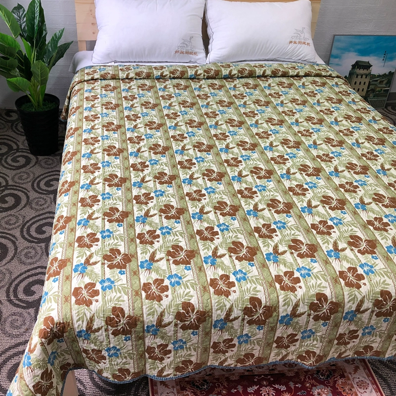 Micro khiếm khuyết quilt bông quilt trong mùa hè mát bông quilted tấm đơn mảnh nệm kang cotton trải giường mùa hè - Trải giường