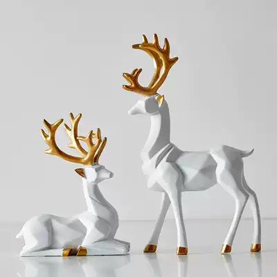 European-style living room TV cabinet Wine cabinet decoration American creative home knickknacks Red wine rack decoration Wedding gift