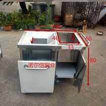 Stainless steel scrap food table scrap collection truck scrap collection table food collection truck swill collection dish collection truck garbage table