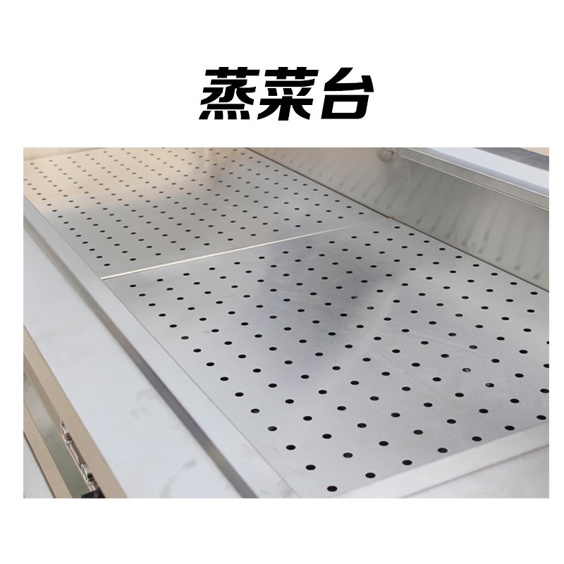 Stainless steel commercial insulation platform desktop pool dishes dish dish dish dish dish dish browser steam table cafeteria fast food truck