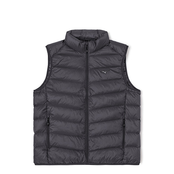 Mizuno long short cotton down jacket down vest