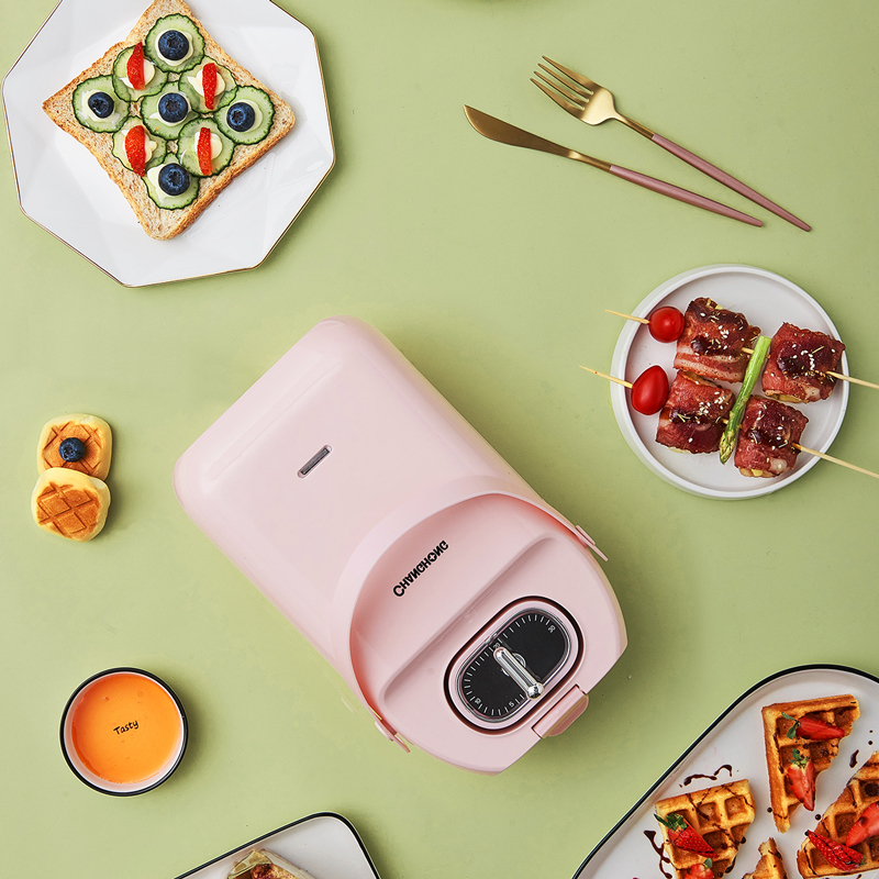 Changhong sandwich breakfast machine Light food machine double plate household small multi-function toast pressure toast artifact Mini