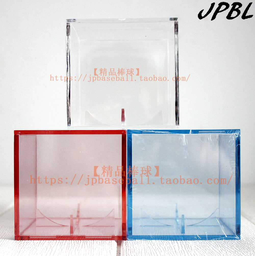(JPBL) Special transparent display case ball box for imported baseball in Taiwan (anti-UV)
