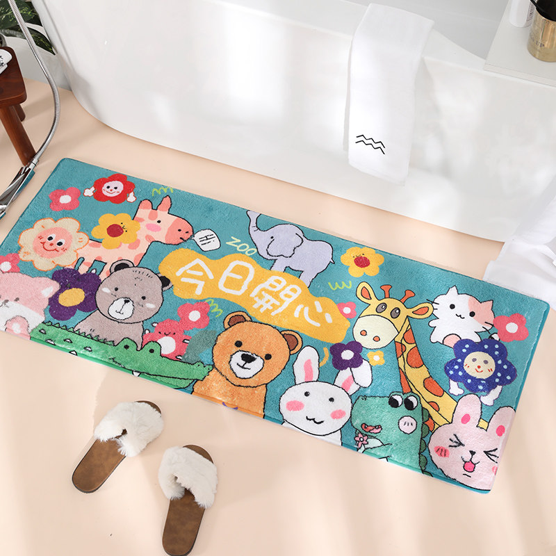 Makeup Room Absorbent Ground Mat Bathroom Anti Slip into the door Entrance Doormat Doormat bedroom Carpet Home Mat