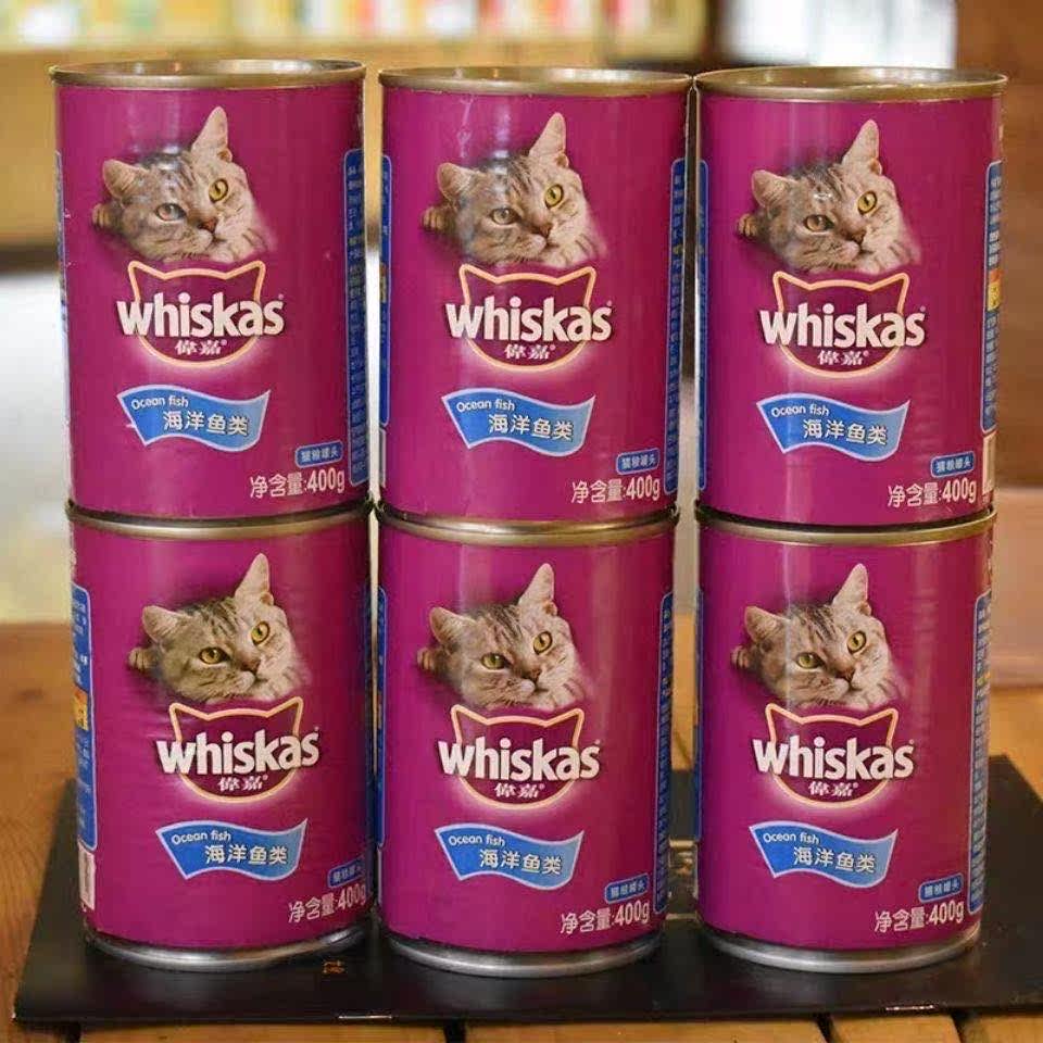 Weijia cat canned snacks 400g x 6 cans of ocean fish canned cat snacks kittens pregnant cat adult cat wet food