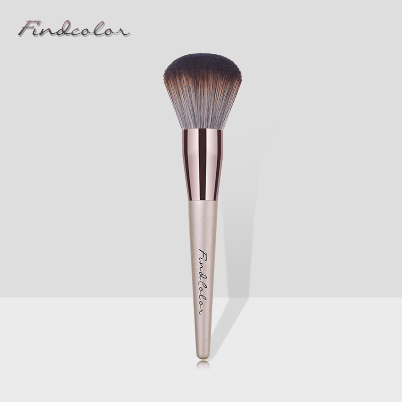findcolor单支香槟金散粉刷 化妆刷眼影腮红散粉刷子