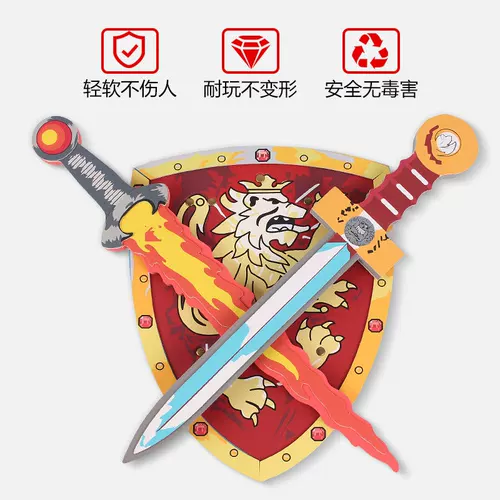 Игрушка, реалистичный меч из пены для мальчиков и девочек, 2-3-5 лет, подарок на день рождения