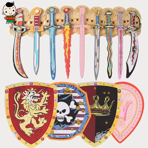 Игрушка, реалистичный меч из пены для мальчиков и девочек, 2-3-5 лет, подарок на день рождения