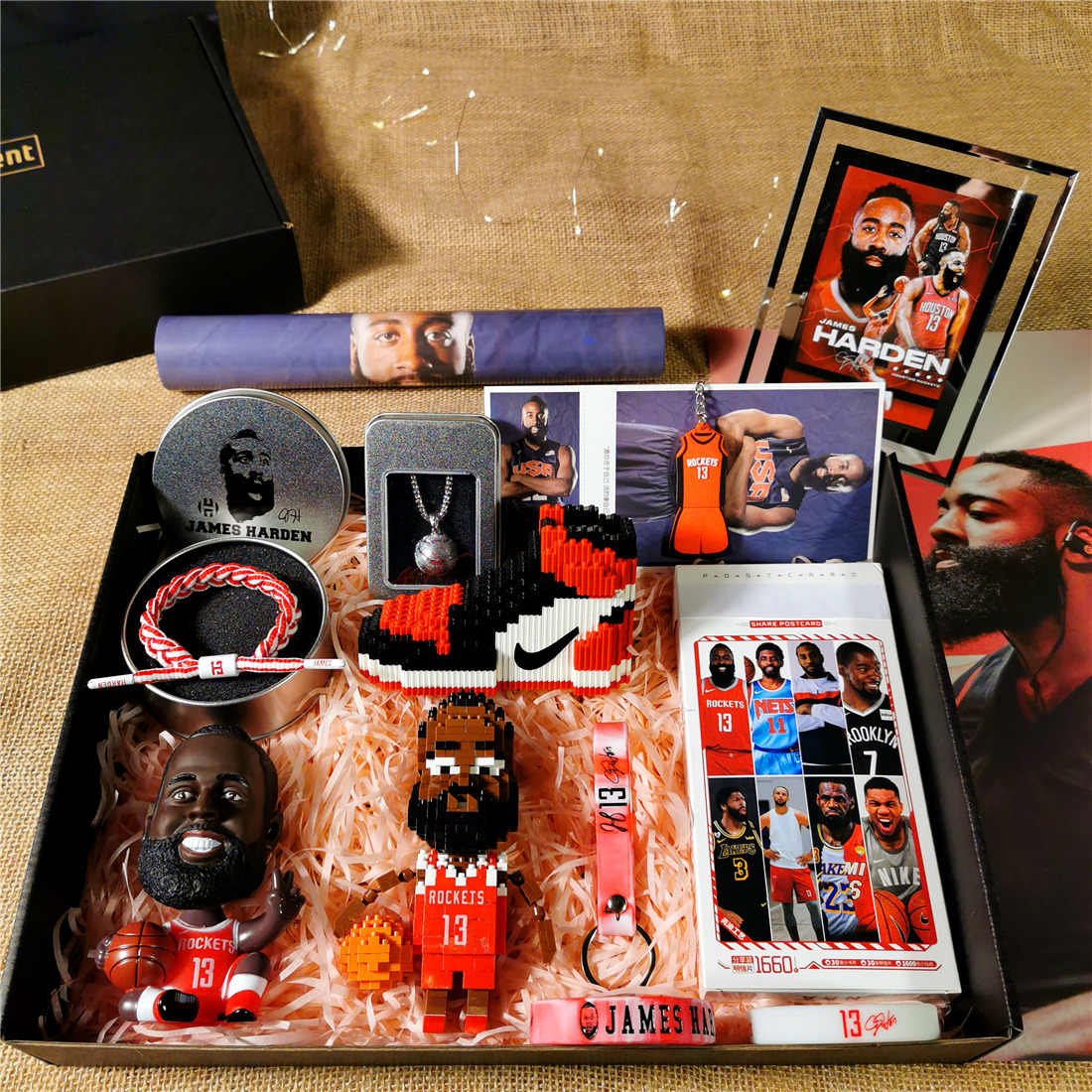 About James Harden Basketball Fan Peripheral Model DIY Handmade Special Birthday Gift Souvenir